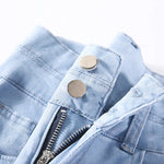 Summer Ultrathin Lyocell Women's Jeans High Waist Straight Fashion Pants Streetwear  Casual Female Wide Leg Denim Trouser