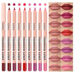 Fine Slim Lip Pencil Waterproof Easy To Color Matte Pink Purple Long-lasting Waterproof Non Stick Cup Pigment Sexy Lip Cosmetics