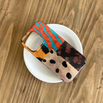 New retro four-color leopard pattern stitching phone case for IPhone 16 16pro 16promax 15 15promax 14 14pro 13 13pro 12 12pro