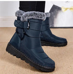 Snow Boots Woman Fashion Women Shoes Platform Shoes Woman Solid Mid Women's High Boots New Botas Mujer Winter Ladies Boots