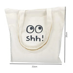 Simple Painting Large Capacity Canvas Handbag Daily Single Shoulder Bag