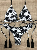 RUOTONGSEPT Sexy Print Bikinis Set Women Swimsuit Bandage Two-Piece Swimwear Brazilian Biquínis Beachwear Bathing Suit 2022 New
