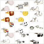 12 Styles TZG Fashion Cufflinks Men Cuff Links 1 Pair