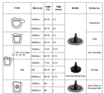 900ML Electric Milk Frother Automatic Milk Warmer Foamer Cold/Hot Latte Cappuccino Coffee Chocolate Foam Maker Kitchen Appliance