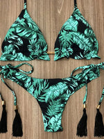 RUOTONGSEPT Sexy Print Bikinis Set Women Swimsuit Bandage Two-Piece Swimwear Brazilian Biquínis Beachwear Bathing Suit 2022 New