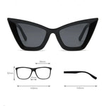 New Simple Cat Eye Full Frame Shades Trendy Fashion Colorful Female Hip-hop Eyewear Popular Brand Designer Lady UV400 Sunglasses