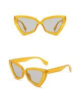 New Triangle Polygon Sunglasses Women Men Vintage Glasses Retro Cat Eye Sun Glasses Female Male Eyewear Eye Glasses for Summer