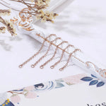 AOEDEJ 1PC Gold Color Nose Chain Jewelry Stainless Steel Industrial Piercing Chain Nostril Chain Women Body Piercing Jewelry