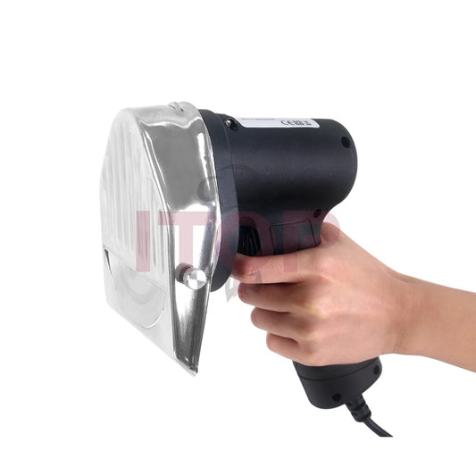 Shawarma Slicer with 2 Blades Electric Gyro Kebab Slicer Commercial Portable Sliced Shawarma Cutter Doner Kebab Cutting Machine