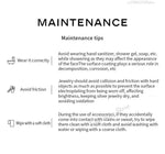 2025 New Fashion Three Piece Set Blue Square Zircon Rings For Women Party Idea Gifts Custom Jewelry