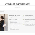 Women Bag Luxury Designer Clutch Handbags Solid Color Leather Underarm Shoulder Bag Casual Female Shopper Tote Luxury Hobos Bags