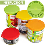 3 In 1 Silicone Canned Lid Reusable Food Tin Cover Keep Fresh Kitchen Organization Pet Supplies