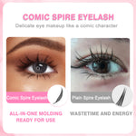 Manga Spire New Style Feather Shape Eyelashes Extensions Individual Volume C/D Curl Premade Fans False Lashes 8-15mm Makeup Tool