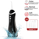 Oral Irrigator 3 Cleaning Modes Portable Rechargeable Waterproof IP65 Dental Water FlosserTeeth Jet Floss