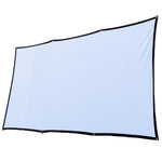 60 72 100 120 150 Inch 16:9 Portable Wrinkle Free Lightweight Projector Screen Home Outdoor Front Rear Projection Curtain Fabric