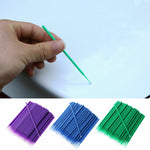 100pcs Paint Brushes Paint Touch-up Dentistry Pen Car Applicator Stick Once-only Use Automobile Pen Cleaning Stick Paint Brushes