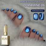 1PC 15ML Brown Blue Nail Gel Cat eye Semi Permanent Nail Art Soaking UV LED Nail Salon DIY Nail Salon Gel For Spring And Summer