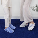 Pure Cotton Loop Home Anti Slip Simple Striped Slippers