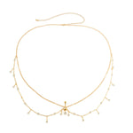 Ingemark Minimalism Multilayer Belly Waist Chain Women Summer Bikini Goth Piercing Navel Nail Body Jewelry Festival Accessories