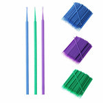 100pcs Paint Brushes Paint Touch-up Dentistry Pen Car Applicator Stick Once-only Use Automobile Pen Cleaning Stick Paint Brushes