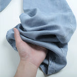 Summer Jeans Women Ice Silk High Waist Blue Loose Korean Fashion Simple Leisure All-match Daily Wide Leg Stylish Trendy Chic