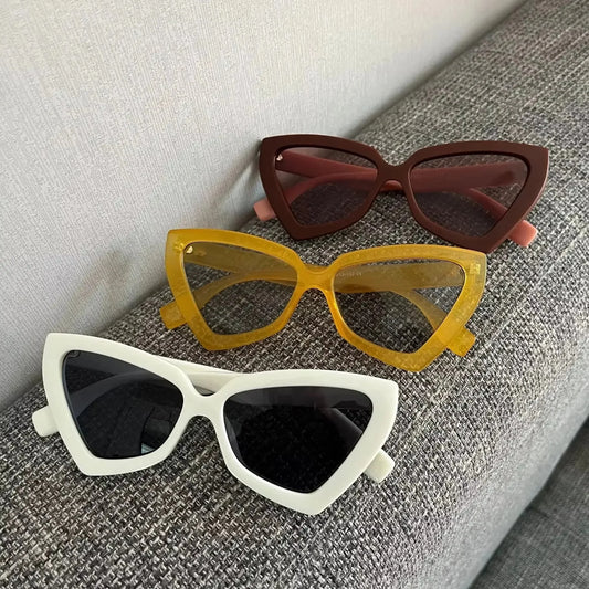 Fashion Vintage Women's Cat Eye Sunglasses New Brand Women Sun Glasses Summer Outdoor Sunshades Oculos De Sol UV400 Eyewear