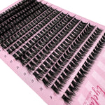 NEW Cluster Eyelash Extension 280 Bundles 80D/100D Natural Style Individual Eyelashes Handmade Eyelash Bundles 3D Mink Lashes