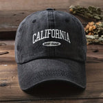 Cotton Retro Vintage Baseball Cap Men Women Denim Embroidered Letters Hat Cotton Soft Top Caps Casual Retro Unisex Hats