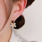Korean Exquisite Small Daisy Flower Drop Earring for Women Girl Fashion Charm Minimalist Sunflower Earrings Summer Jewelry Girls