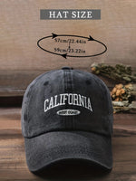 Cotton Retro Vintage Baseball Cap Men Women Denim Embroidered Letters Hat Cotton Soft Top Caps Casual Retro Unisex Hats