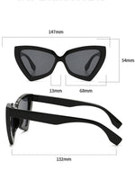 New Triangle Polygon Sunglasses Women Men Vintage Glasses Retro Cat Eye Sun Glasses Female Male Eyewear Eye Glasses for Summer