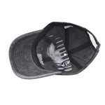 Washed Cotton Baseball Cap Solid Color Wave Embroidery Washed Hip Hop Hat Summer Men's Women's Outdoor Sports Snapback Sun Hats