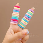 200/400pcs Cute Colorful Small Hair Bands For Little Girls Ponytail Holder Hair Tie Rubber Band Mini Hair Ring Hair Accessories