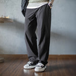 Maden Casual Men's CleanFit Dress Pants Solid Color Straight Trousers with YKK Zipper Fly Timeless Office Pants for Business