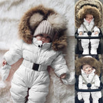 Winter clothes Infant Baby Snowsuit Boy Girl Romper Jacket Hooded Jumpsuit Warm Thick Coat Outfit Kids Outerwear Infant Clothing