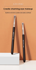 Eyeliner brush eyebrow brush do not eat powder easy overhand blade flat head brush circular arc brush eye repair makeup brush