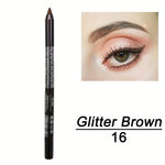 Smudge-Proof High-Shine Waterproof Eyeliner Pencil - Long-Lasting, Ethically Made, Black & Multicolor Options