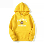 Harvard University Hoodies Spring and Autumn Fashion Men's Warm Hoodies Casual Street Hot Selling Morning Running Sports Hoodies