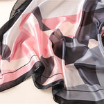 Spring Scarf Women's Luxury Design Polyester Material Smooth Scarf Soft Shawl Beach