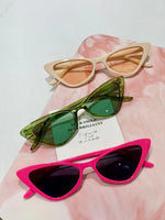 Small Frame Vintage Square Sunglasses Women Men Cat Eye Sun Glasses Eye Glasses Goggle Square Male Female Triangle Sunglasses