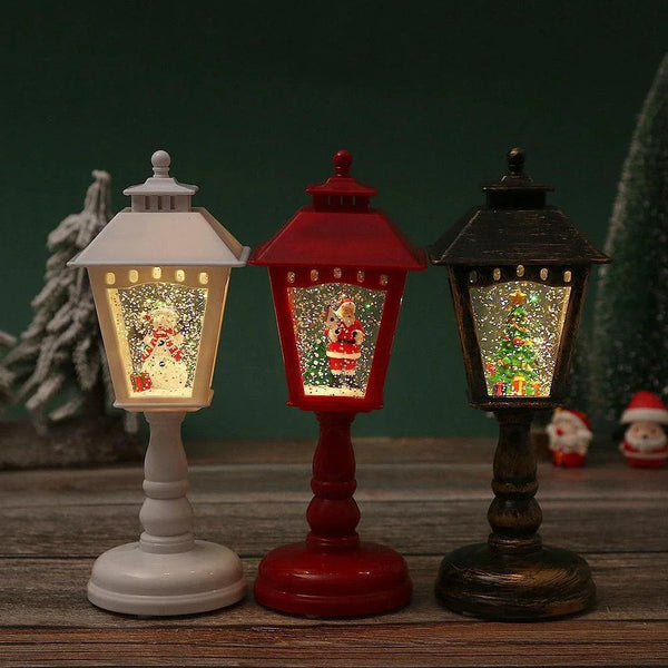 Christmas Music, Snowball Lanterns, USB Powered and Battery Powered Swirling Flashes for Home Décor and Gifts