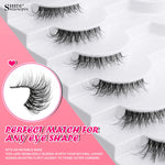 New Half Eyelashes False Lashes 5/10 Pairs 3D Mink Lashes Natural Eyelash Extension Cat Eye Eyelashes Makeup faux Cils maquiagem
