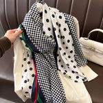 180*90cm new Luxury Brand Women Silk Summer Scarves Shawl Lady Wrap Soft Female Foulard Beach Stole Bandanna Hijab Muffler pareo