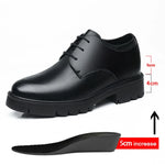 High Quality Elevator 4/7/9 Cm Men Dress Shoes Men Formal Shoes Height Increase Business Men Oxfords Footwear Suit Shoes Taller