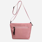 Homemade Baby Pink Nylon Fabric Underarm Bag Korean New Inner Lightweight Texture Small Bag Full with Shoulder Handbag
