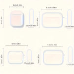 Cute Silver Bowknot Headphones Case with Pendant Clear Protective Shell Shockproof TPU Soft Cover for Airpods 4/3/2/1/pro2/pro