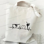 Books Heartbeat Women Fashion Shoulder Bag Bookworm Bibliophile Student Tote Bag 2024 New Heartbeat Trend Lady Commuter Handbag