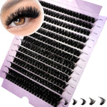 New 280Bundles 100D Cluster Eyelash Extension 9-16mm Natural Thick Style Individual Eyelashes Handmade Eyelash Bundles Mink Lash