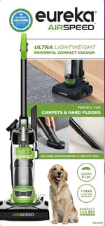 Eureka AirSpeed Upright Carpet Vacuum Cleaner, NEU100, Green & Black, New