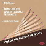 3pcs Lip Liner Set,-Long-Lasting Matte Velvet Waterproof Perfect Gift for Women